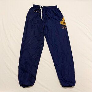Vintage 1996 Champion Atlanta Olympics Mens Small Team Canada Track Pants